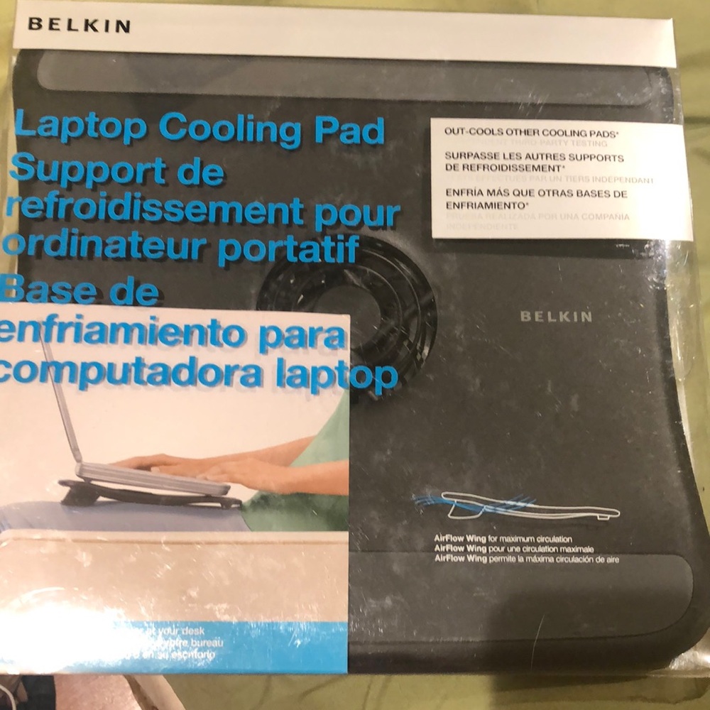 Laptop cooling pad. New, unused